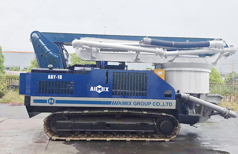 AMY crawler boom mixer