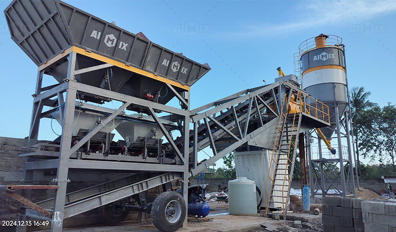 AJY25 batching plant tanzania