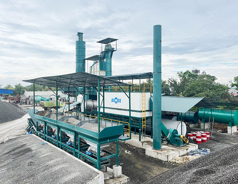 ALQ80-asphalt-mixing-plant-in-Indonesia