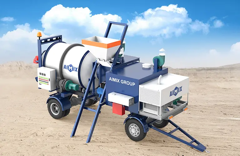 mobile asphalt mixer