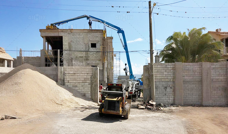 concrete boom pump Jamaica